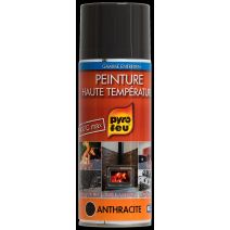 Peinture thermique en aérosol anthracite 500 ml - PYROFEU